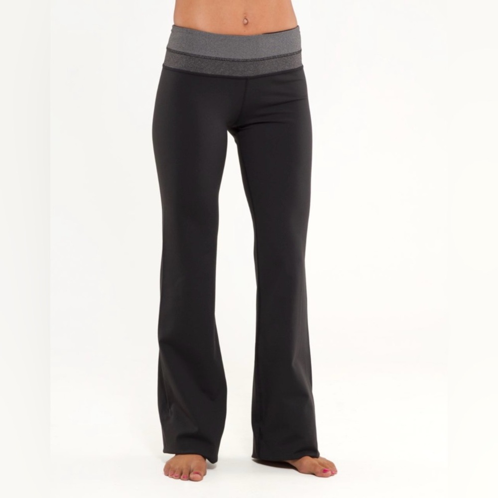lululemon athletica Charcoal Waist Flare Pants